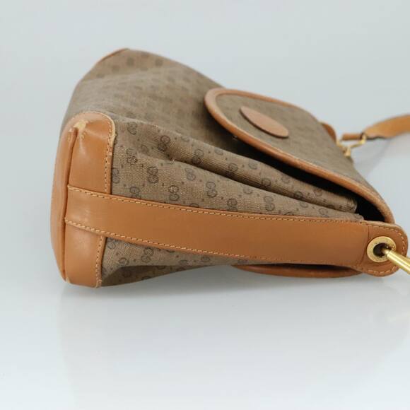 GUCCI Micro GG Supreme Shoulder Bag Pvc Beige Gold - Picture 3 of 16